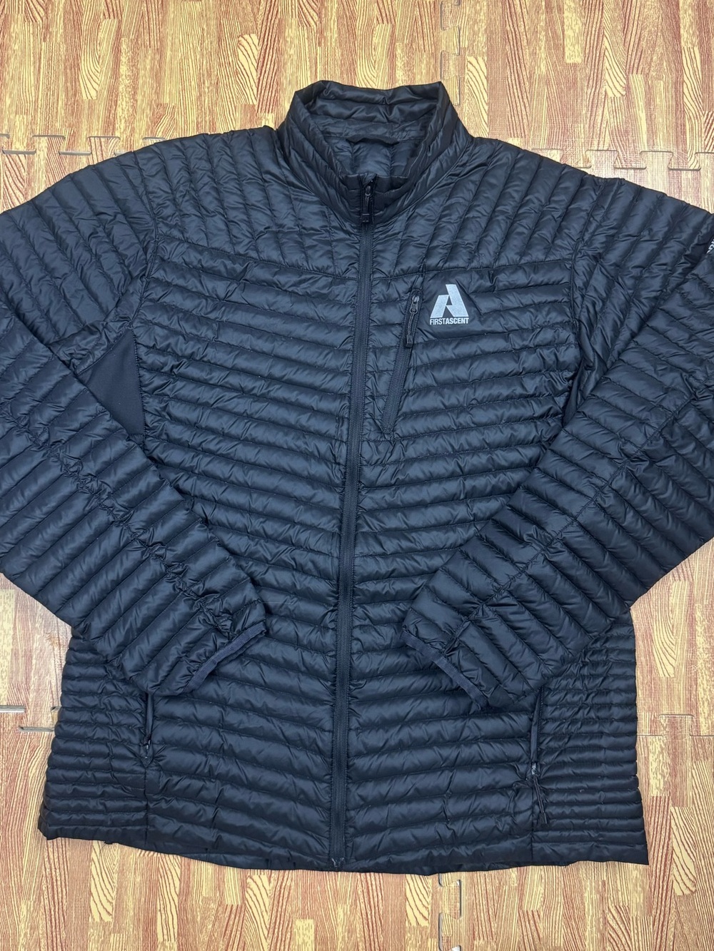 Eddie Bauer Expedition Down Jacket Mens Large Black 800 Fill Puffer First Ascent